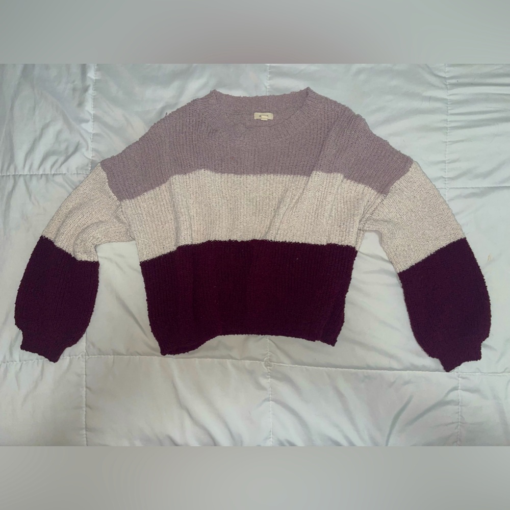 Tricolor sweater